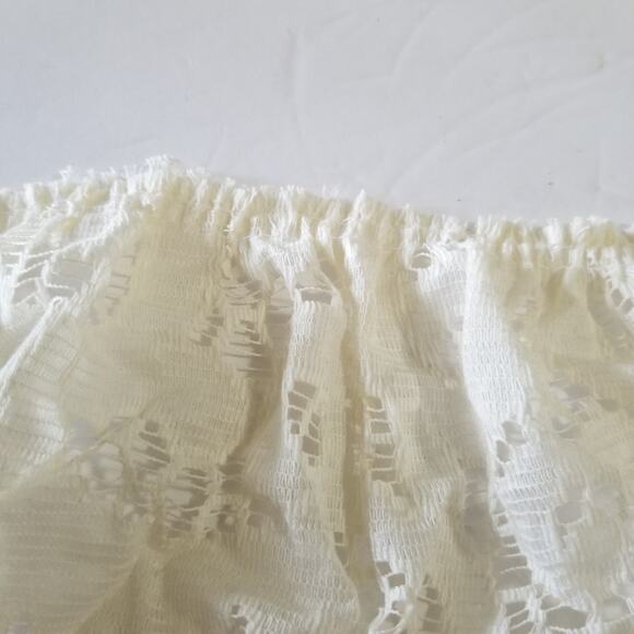 Seven and one half yards vintage cream lace twelve inches wi - Picture 4 of 7